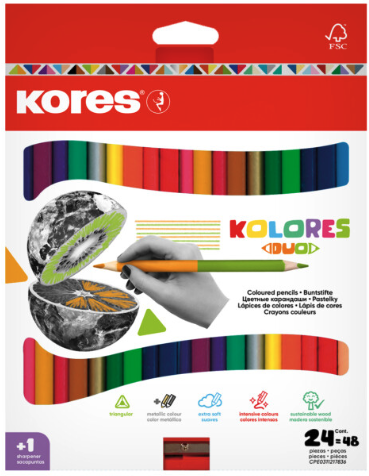 COLORES * 12 DOBLEPUNTA