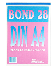 BLOCK A4 BLANCO