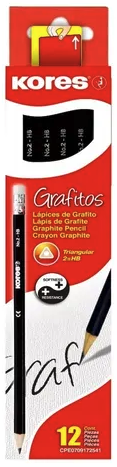 CAJA DE LÁPIZ NEGRO * 12