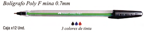 CAJA DE BOLIGRAFO POLY