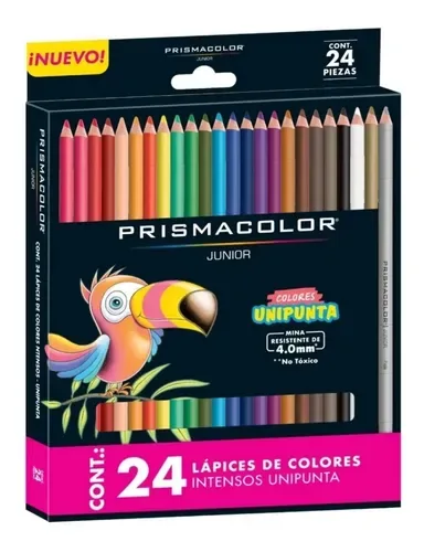 COLORES PRISMACOLOR JUNIOR X 24 UNIPUNTA