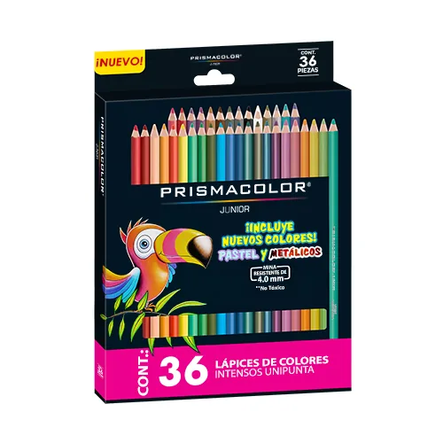 COLORES PRISMACOLOR JUNIOR X 36 UNIPUNTA