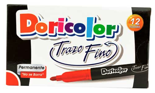 ESTUCHE DE MARCADOR PUNTA FINA *12