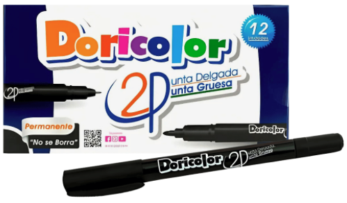 ESTUCHE DE MARCADOR DOBLE PUNTA *12