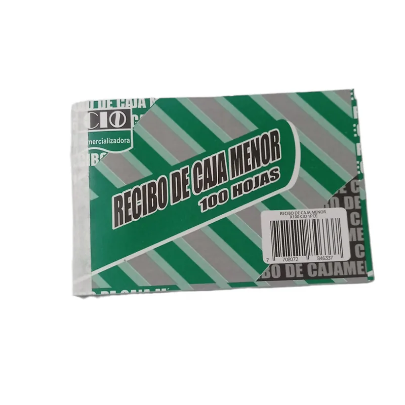 TALONARIO RECIBO DE CAJA MENOR ECONOMICO X 100