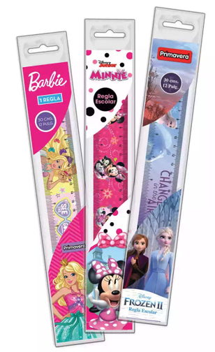 REGLA DE 30 CM PERSONAJES