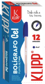 BOLÍGRAFO GEL 0.7 TAPA UNIDAD NEGRO ROJO