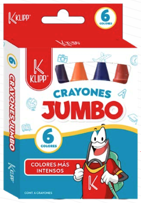 CRAYONES *6 JUMBO