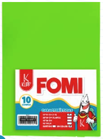 FOMY 1/8 PAQUETE * 10
