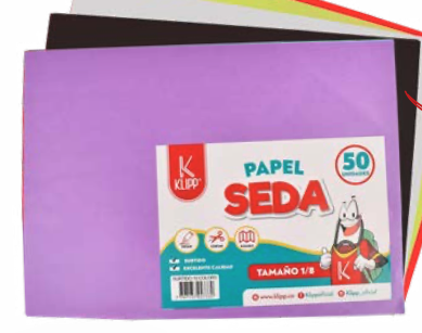 PAQUETE SEDA 1/8 *10
