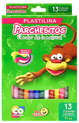 PLASTILINA PARCHECITOS * 13