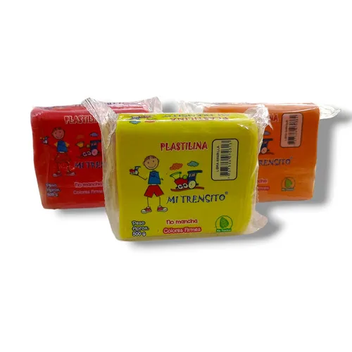 BLOQUE DE PLASTILINA DE 500 GR NESSAN/ MI TRANSITO