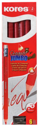LÁPIZ JUMBO ROJO