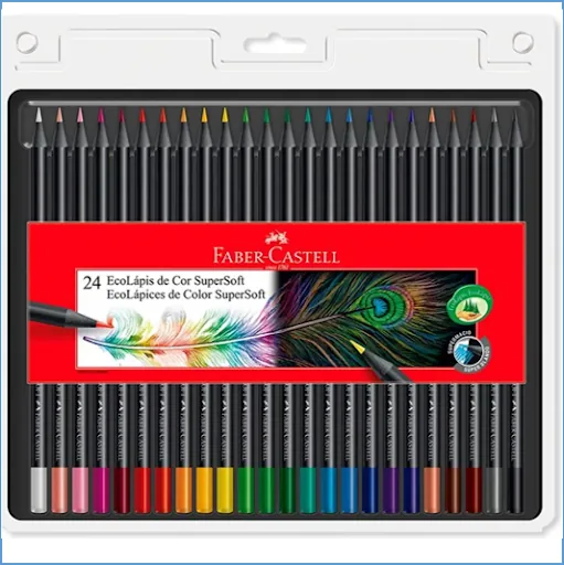 COLORES FABER CASTELL X 24 SUPERSOFT