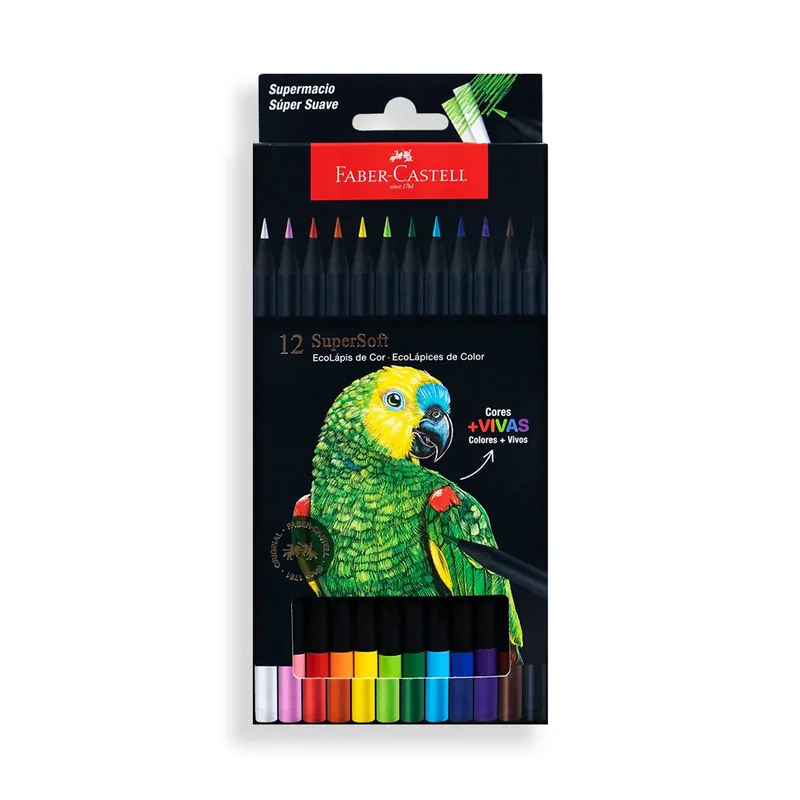 COLORES FABER CASTELL X 12 SUPERSOFT