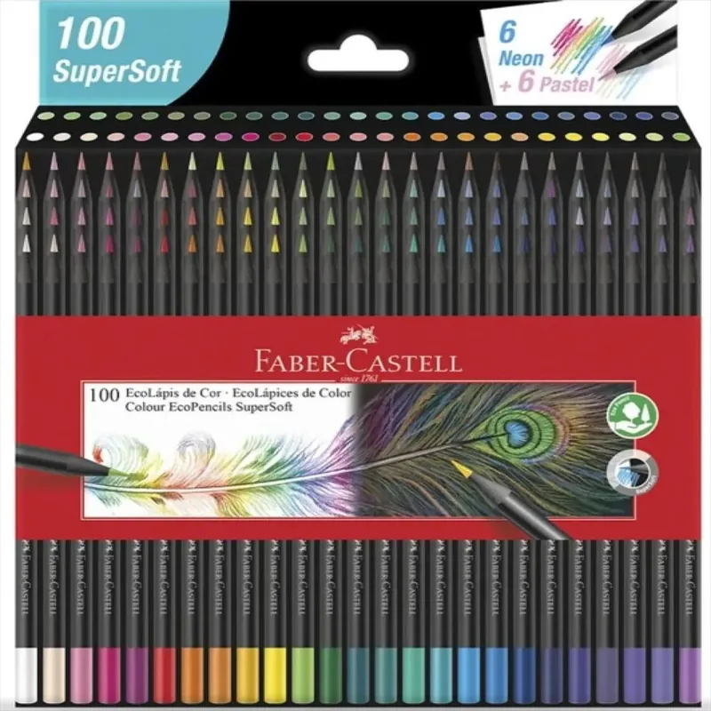 COLORES FABER CASTELL X 100 SUPERSOFT