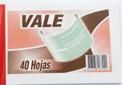 TALONARIO VALE 40 HOJAS
