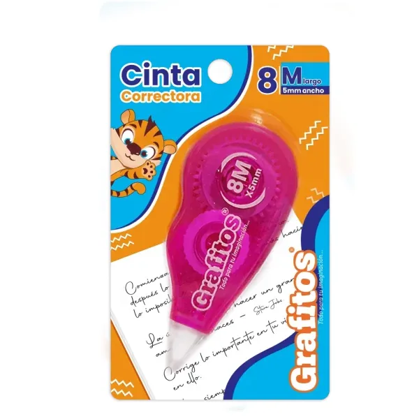 CORRECTOR EN CINTA 8M ECONOMICO