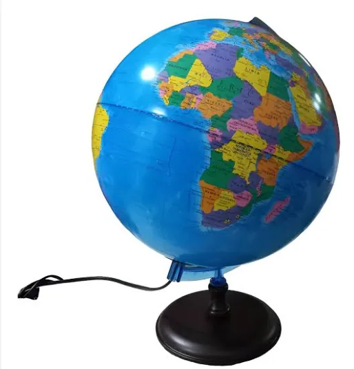 GLOBO TERRAQUEO CON LUZ