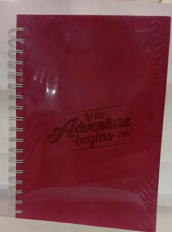 AGENDA 7 MATERIAS 95 TIPO CUERO ARGOLLADA