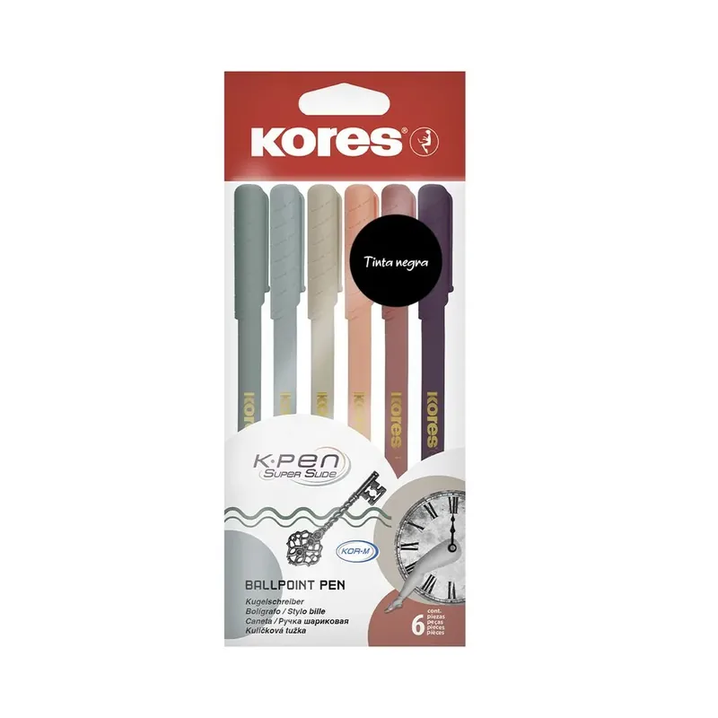 BOLIGRAFO KORES K-PEN SUPER SLIDE X6