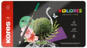COLORES KORES CAJA METALICA X 72