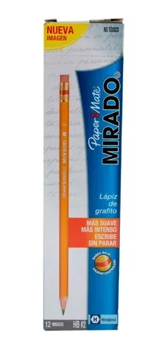 CAJA LAPIZ MIRADO NEGRO X12