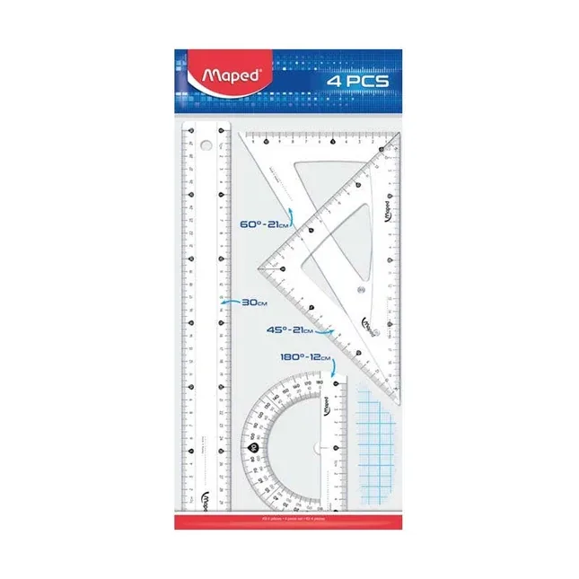 KIT GEOMETRICO 30 CM MAPED