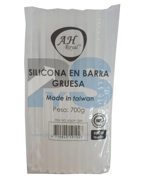 SILICONA BARRA GRUESA PAQUETE