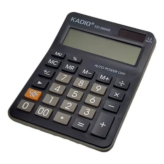 CALCULADORA KADIO 12 DIGITOS KD-8837B