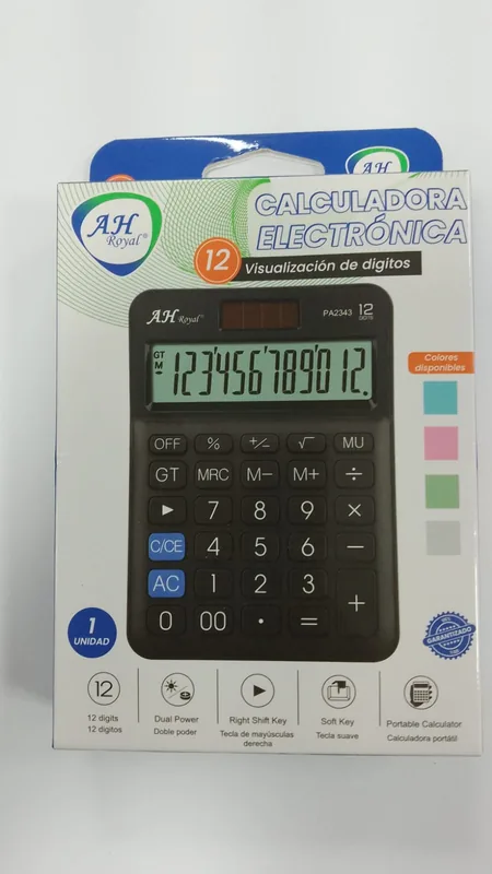 CALCULADORA AH 12 DIGITOS PA 2343