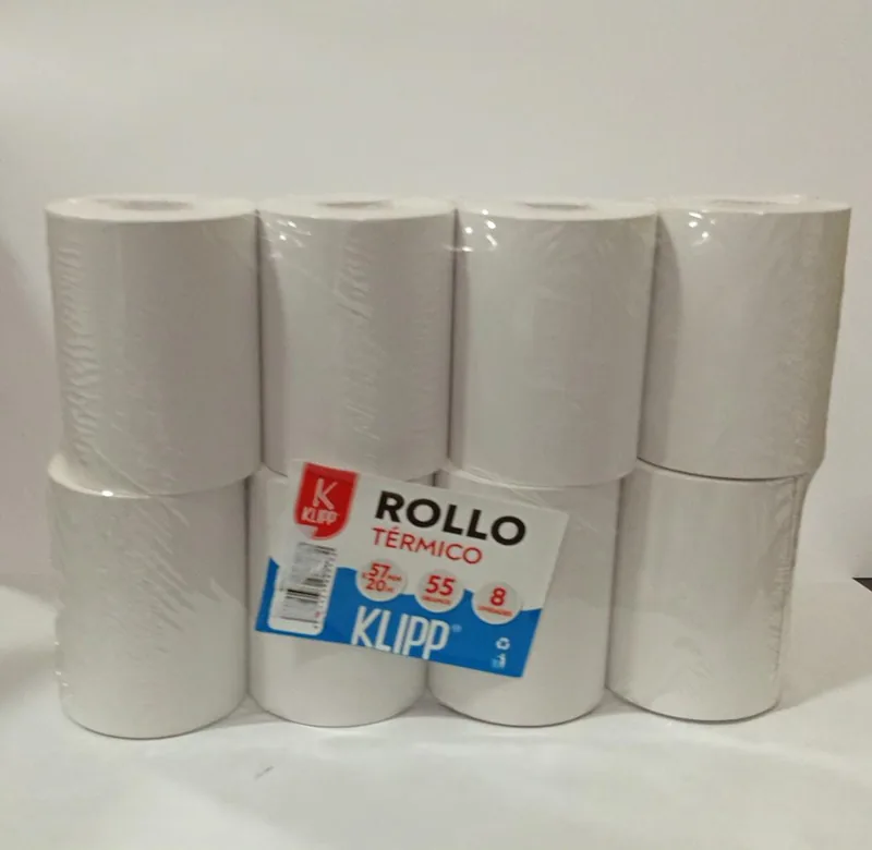 ROLLO TERMICO 57 X 20 PAQUETE X 8